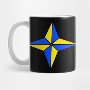 Blue & gold Star Mug